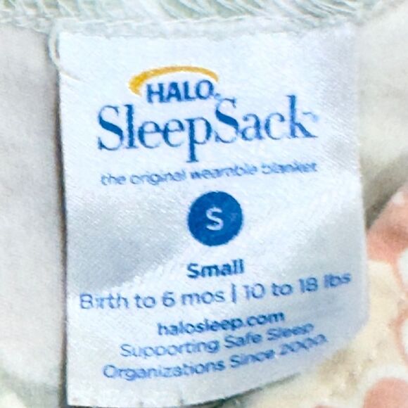 Halo Sleep Sack Baby Kids Colorful Floral Flower Print Wearable Blanket. Small. - Picture 3 of 5